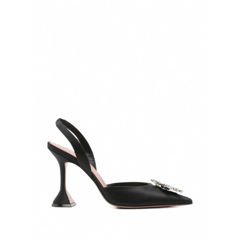 Amina Muaddi Begum Embellished Slingback Pumps
