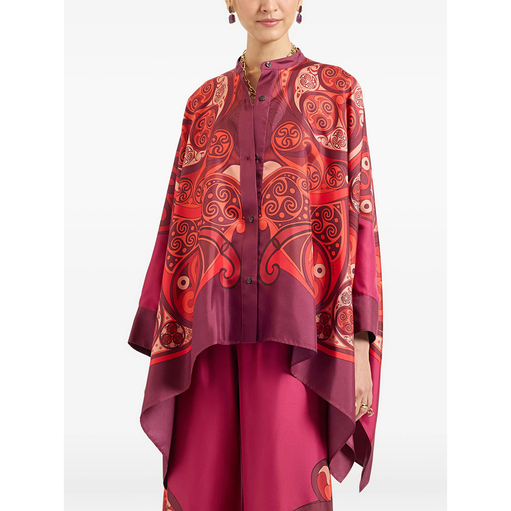 La Doublej Foulard Silk Shirt