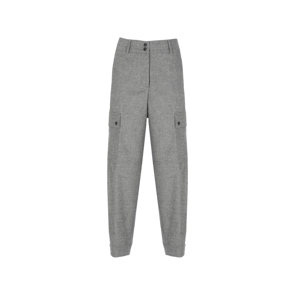 Peserico Button-fastening Straight-leg Trousers