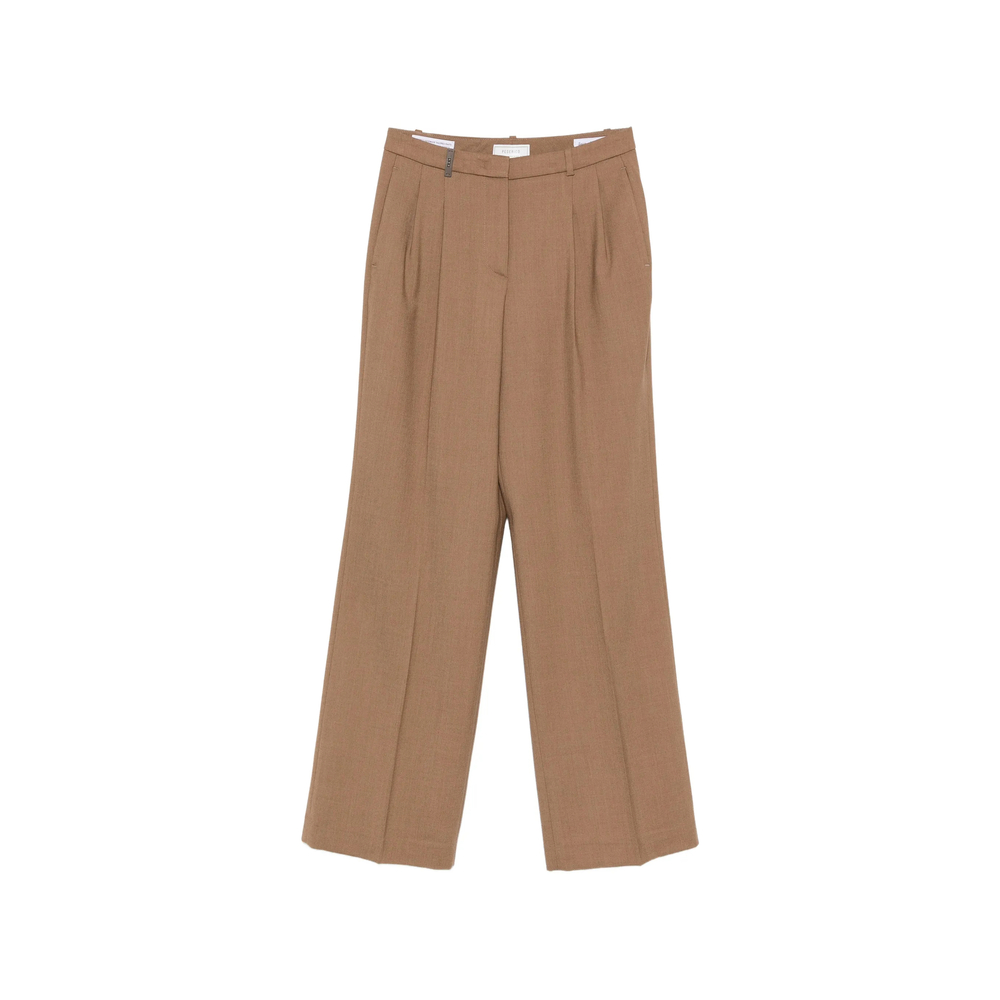 Peserico Pleated Straight-leg Trousers