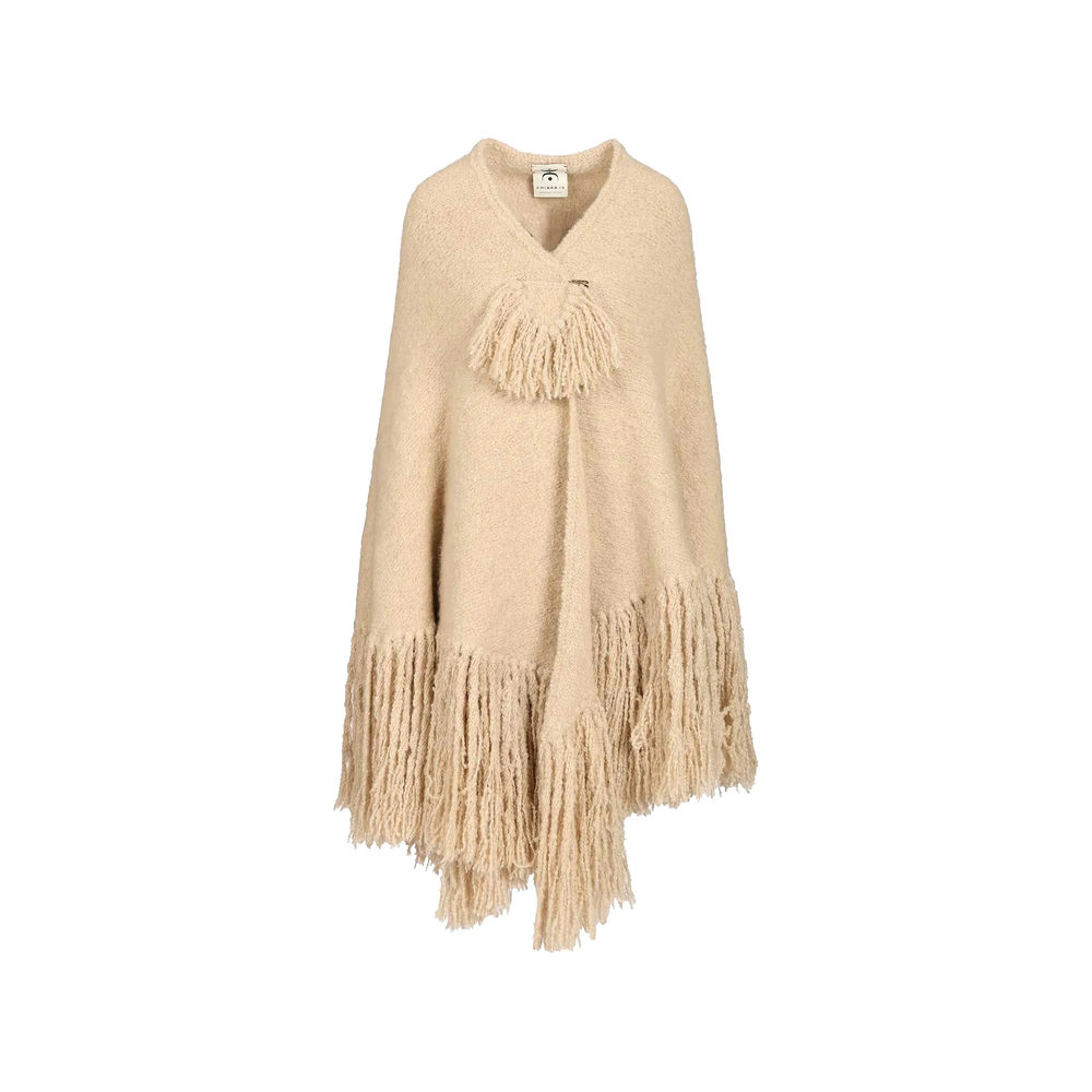 Chiara Is Manta Fringed-trim Shawl