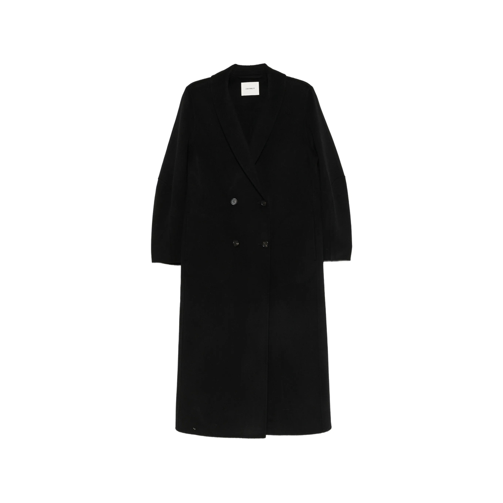 Double-Breasted Shawl-Lapel Coat