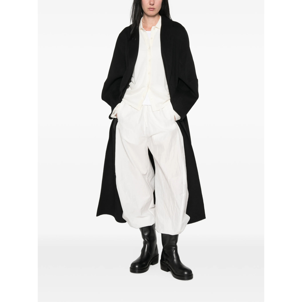Double-Breasted Shawl-Lapel Coat