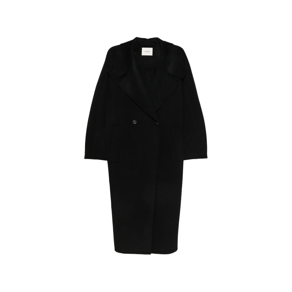 Double-Breasted Button-Fatening Coat