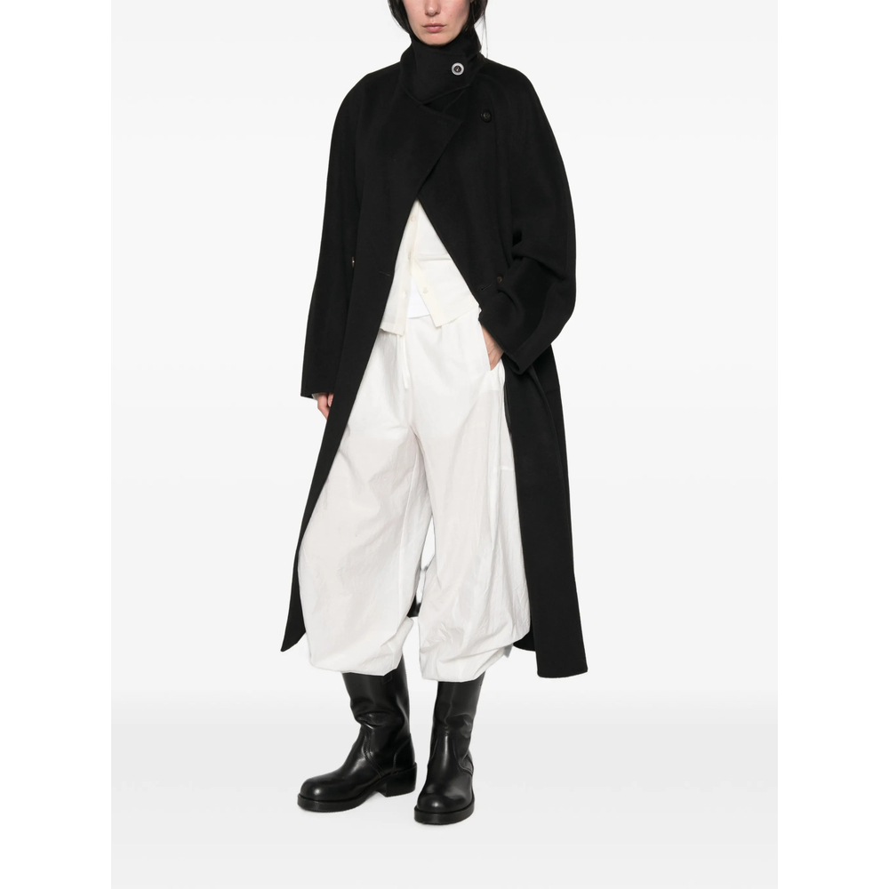 Double-Breasted Button-Fatening Coat