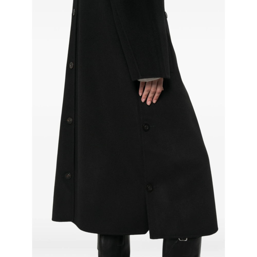 Double-Breasted Button-Fatening Coat