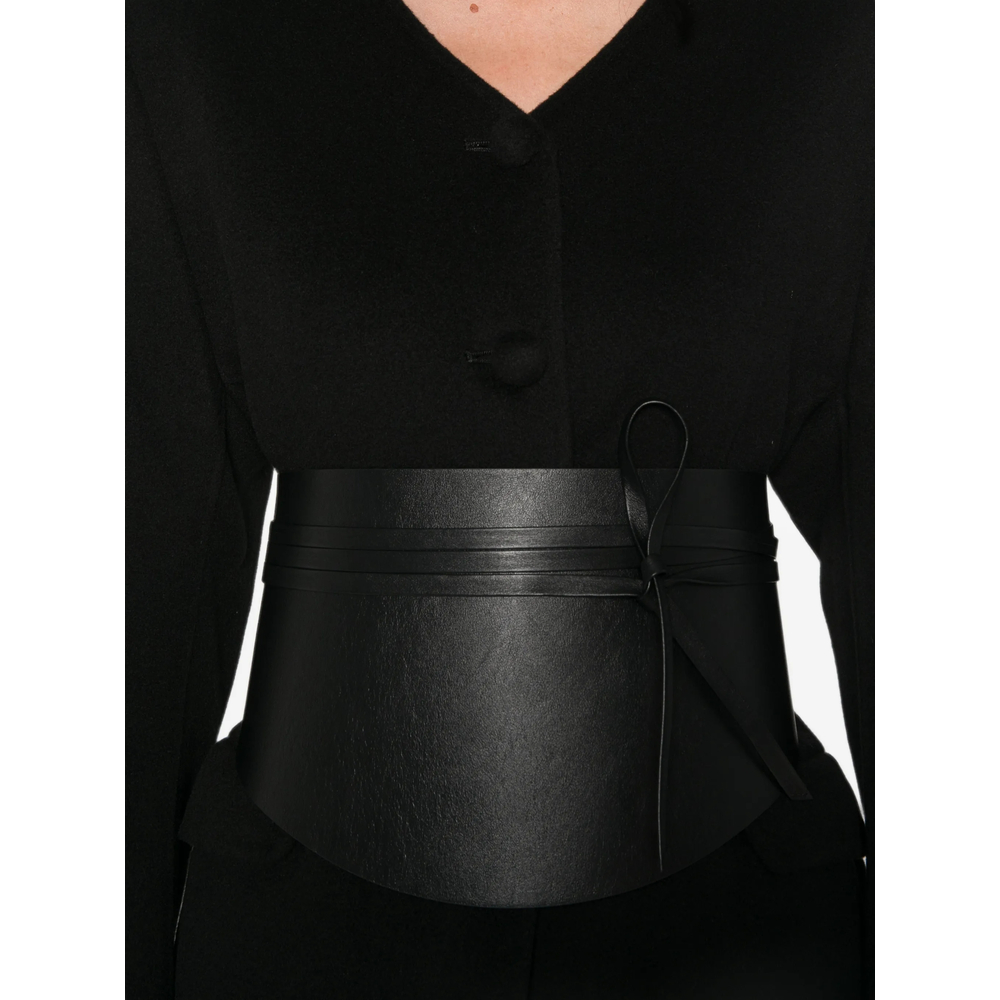 V-Neck Single-Breasted Coat