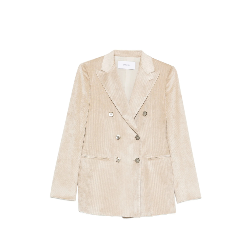Lardini Double-breasted Corduroy Blazer