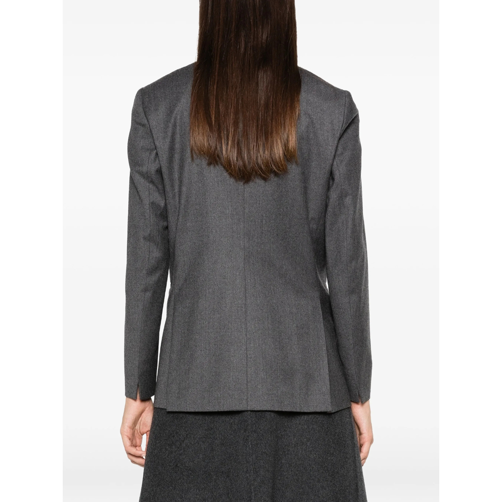 Double-Breasted Peak-Lapels Jacket