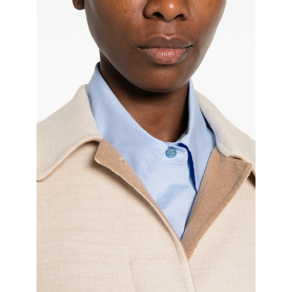 Pierre Concealed-Front Coat