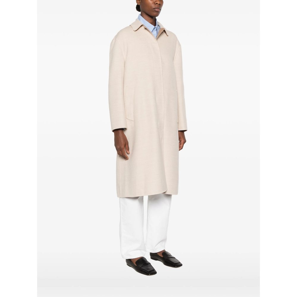 Pierre Concealed-Front Coat