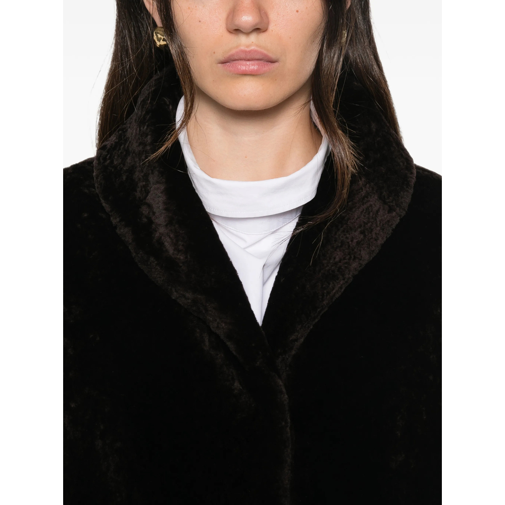 Róhe Shearling Shawl-Collar Coat