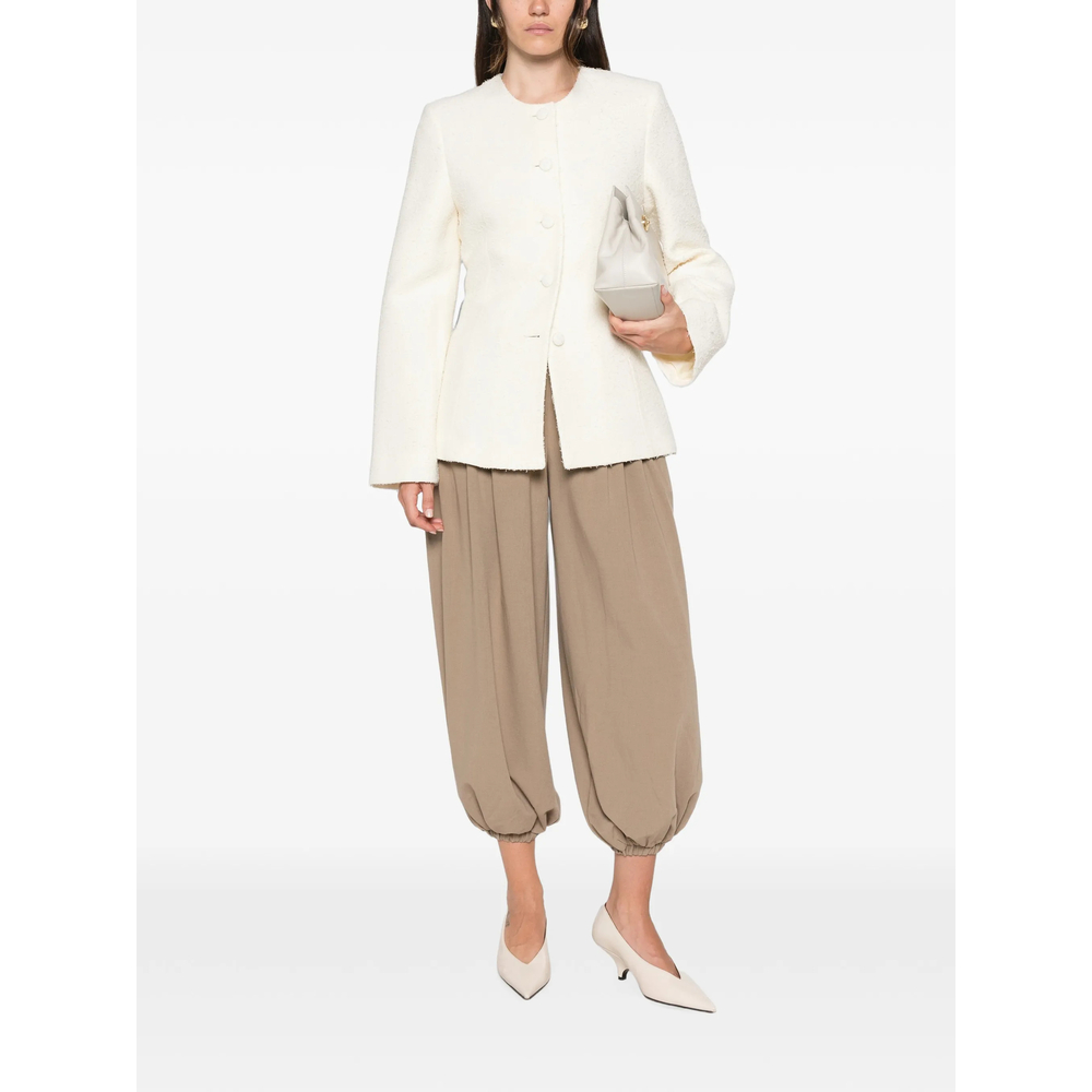 Róhe Bouclé-Texture Single-Breasted Jacket