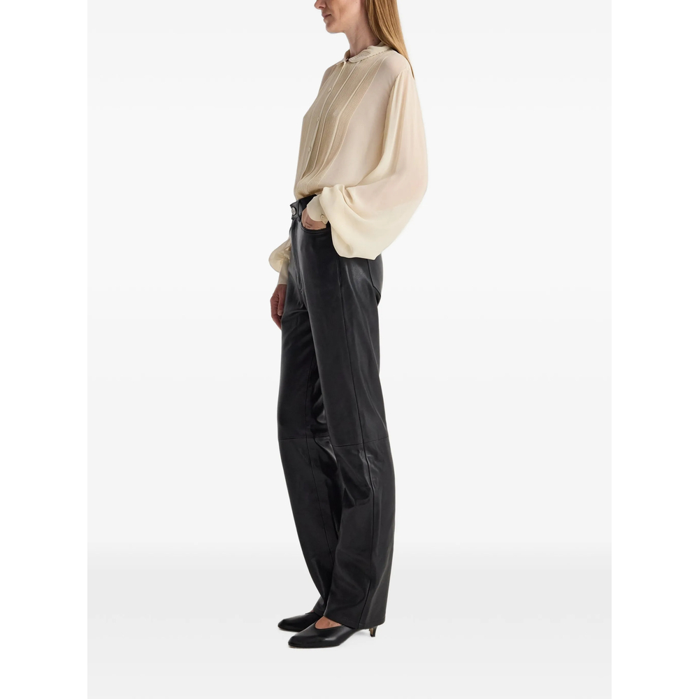 Róhe Pleated Balloon-Sleeve Shirt