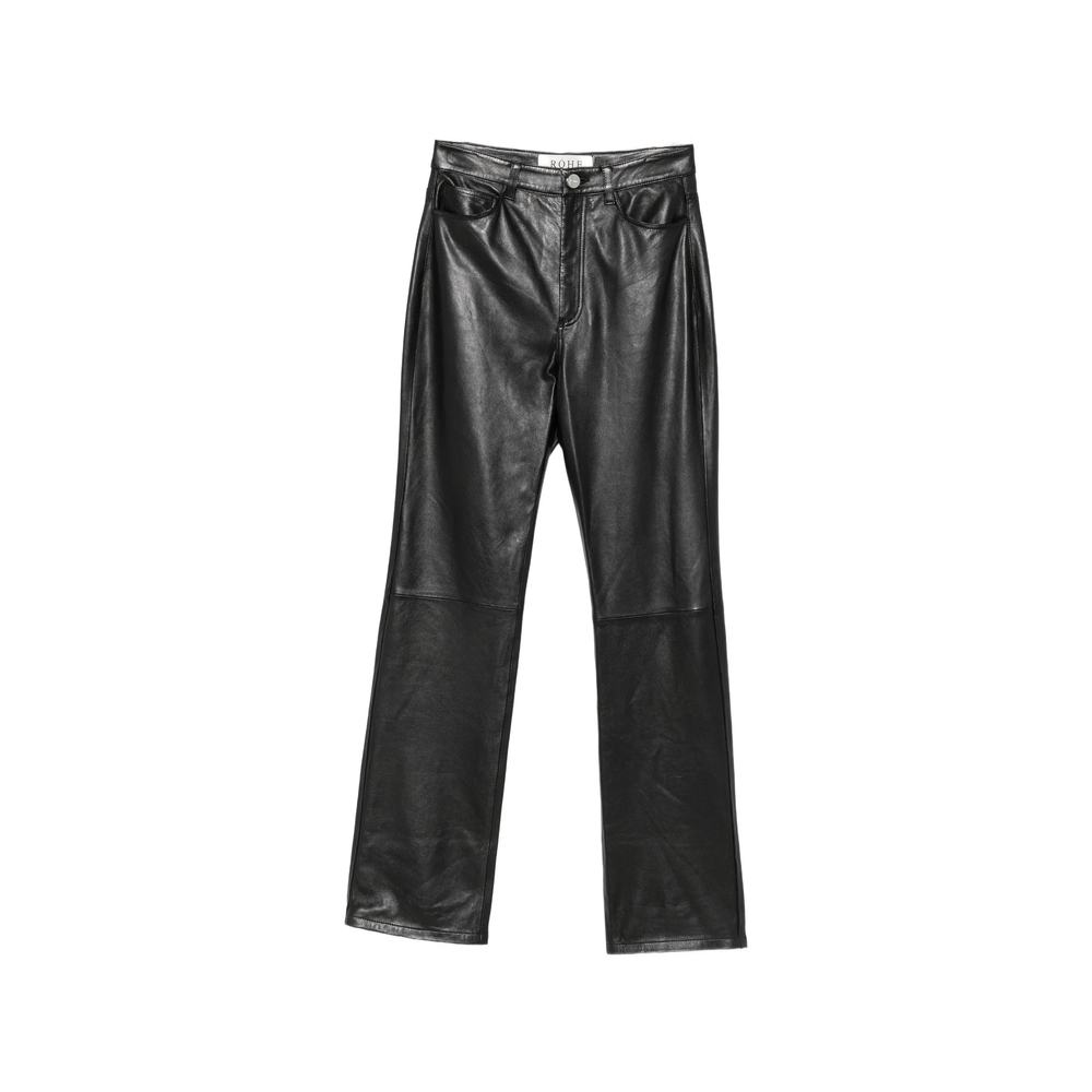 Róhe Leather Flared Trousers