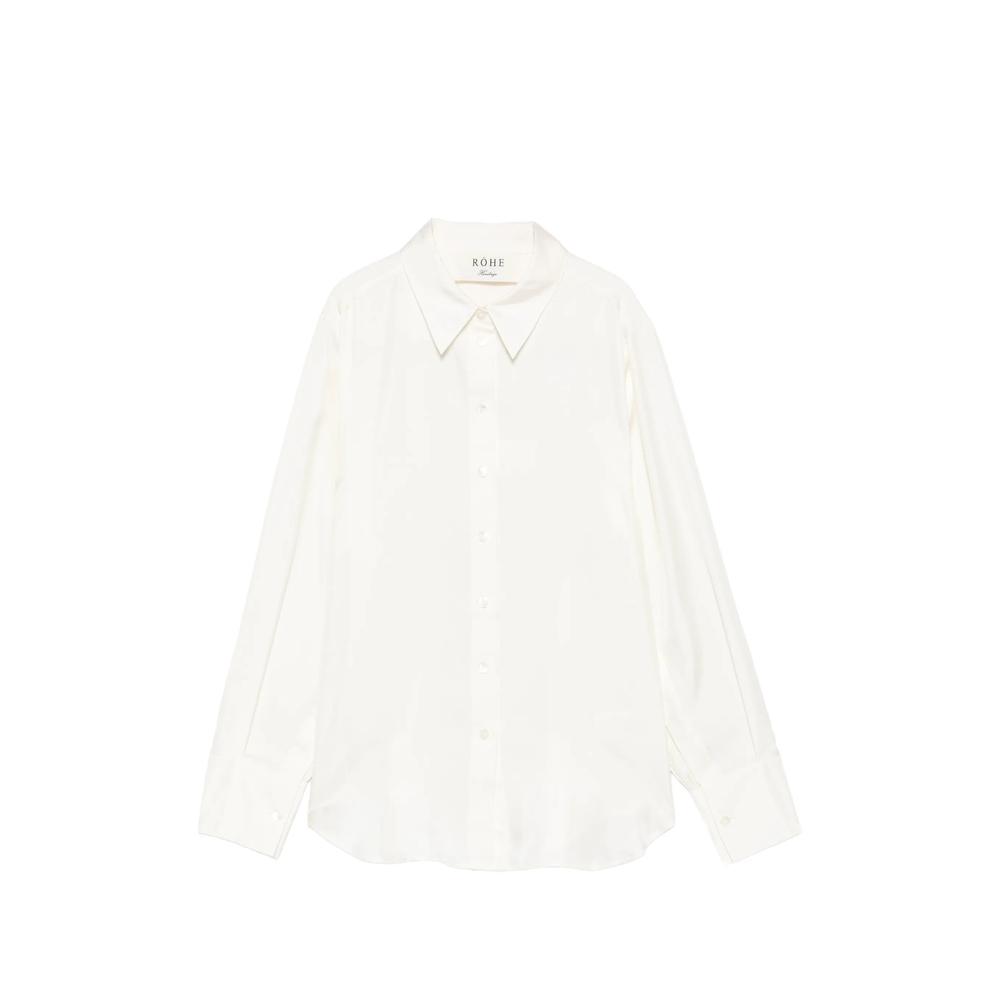 Róhe Silk Long-Sleeve Shirt