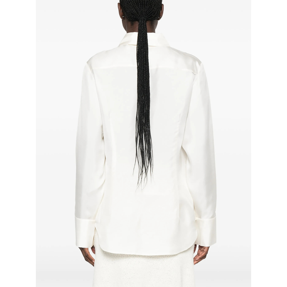 Róhe Silk Long-Sleeve Shirt