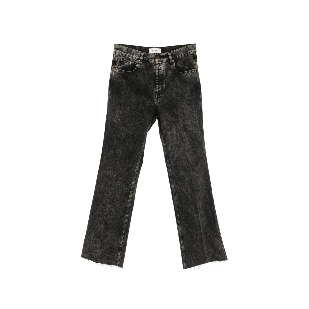 Spina Acid-wash Flared Jeans