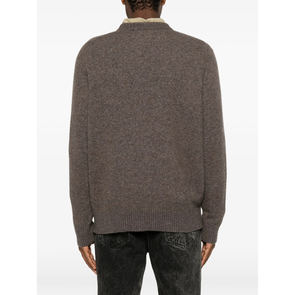 Crew-Neck Ribbed-Trim Sweater