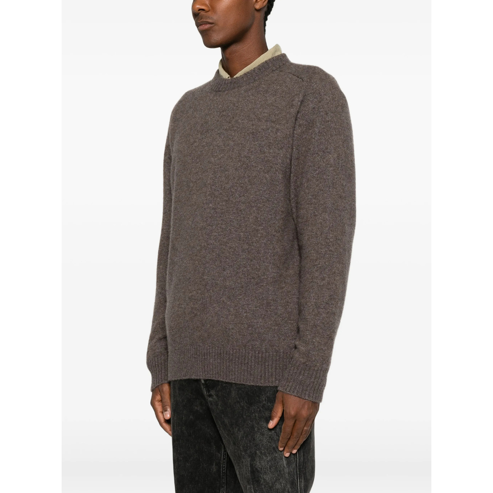 Crew-Neck Ribbed-Trim Sweater