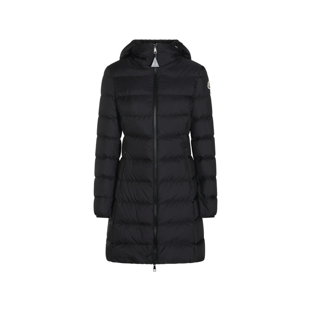 Moncler Gie Hooded Long Down Jacket