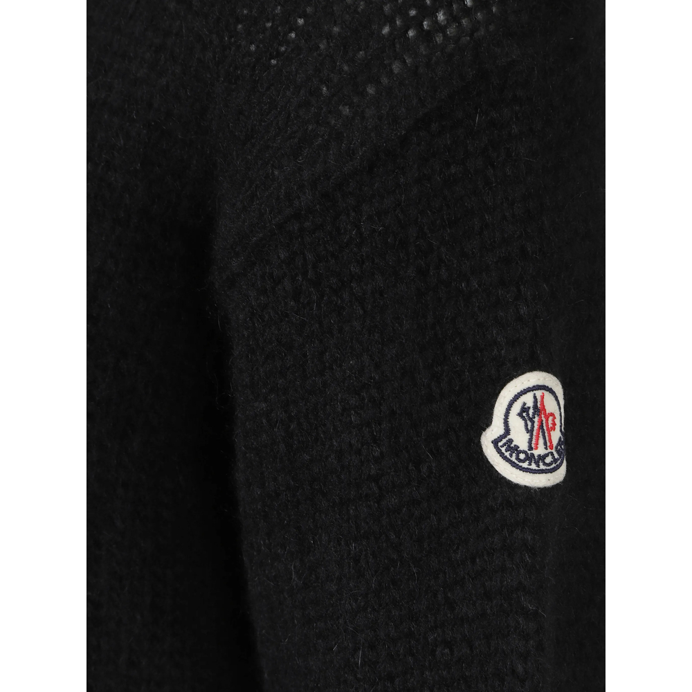 Cable-Knit Logo-Patch Sweater
