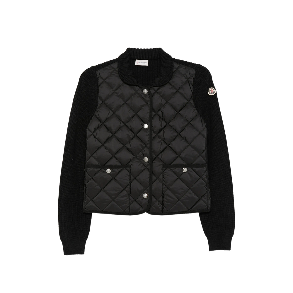Moncler Quilted Panel-ribbed Jacket