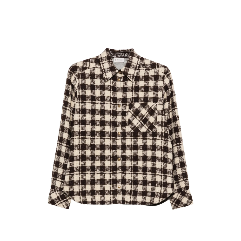 Moncler Check-pattern Button-down Jacket