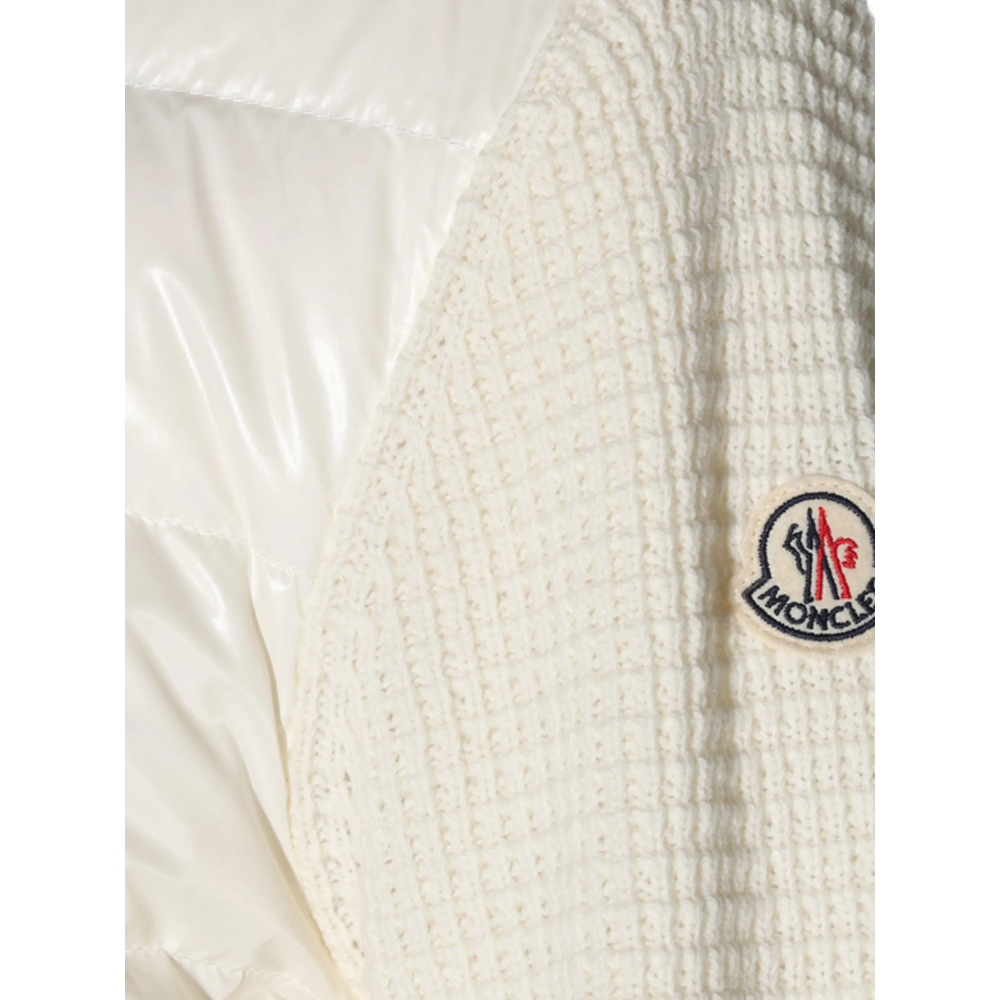 Padded Panelled Hoodie