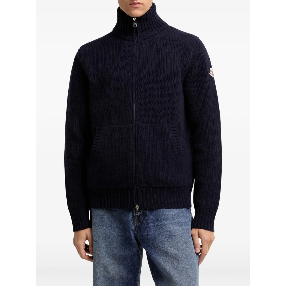 Moncler Logo-patch Zip-fastening Cardigan