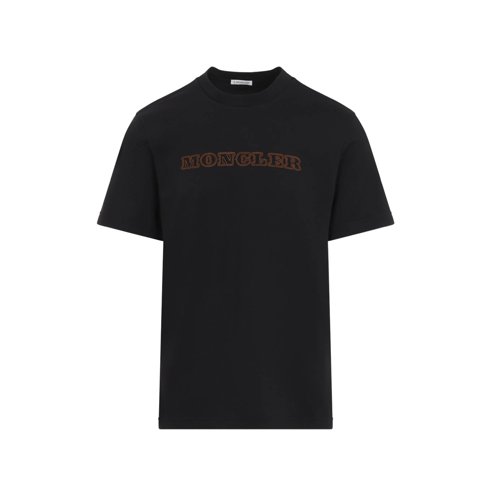 Moncler Logo-embroidered Short-sleeve T-shirt