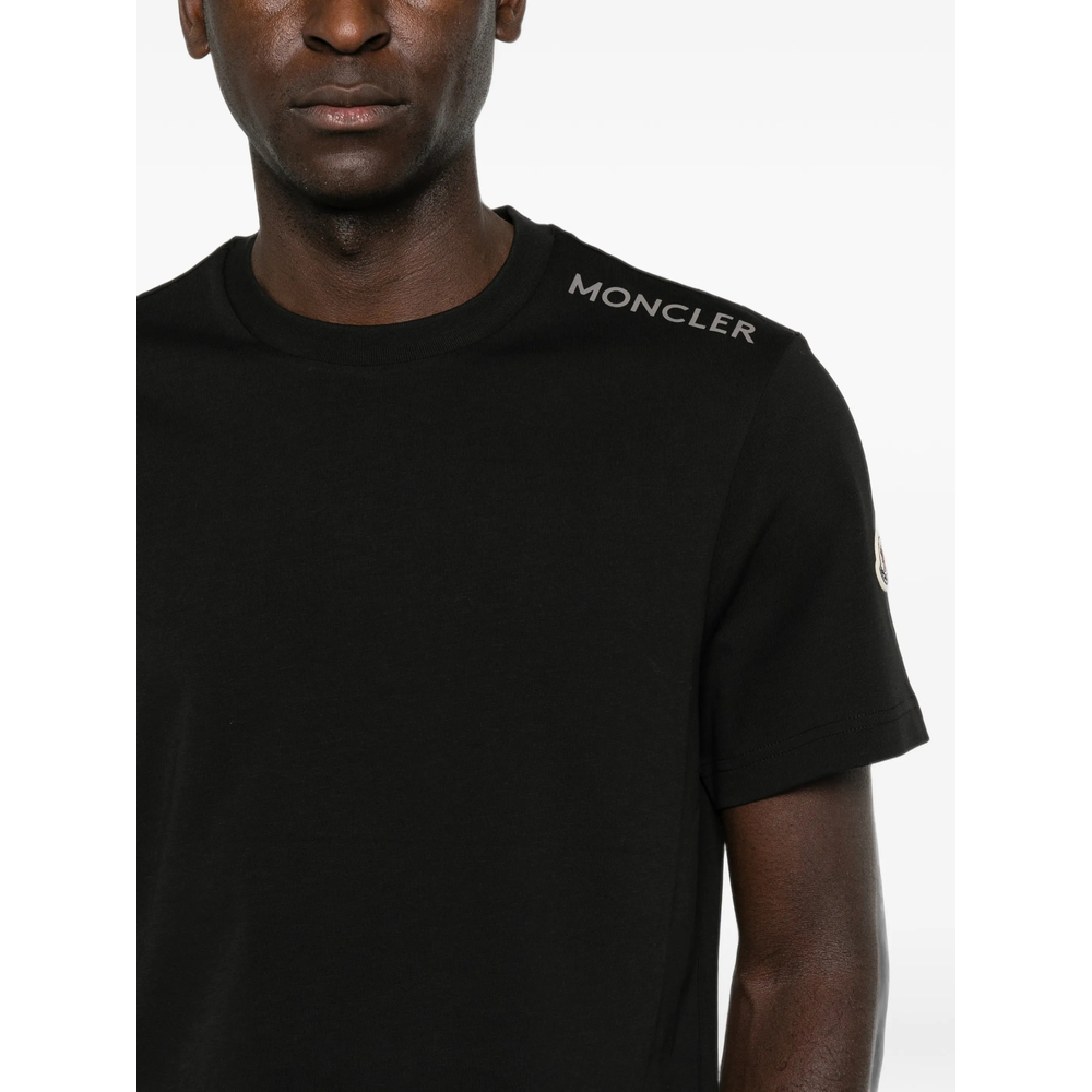Logo-Print Patch-Detail T-Shirt