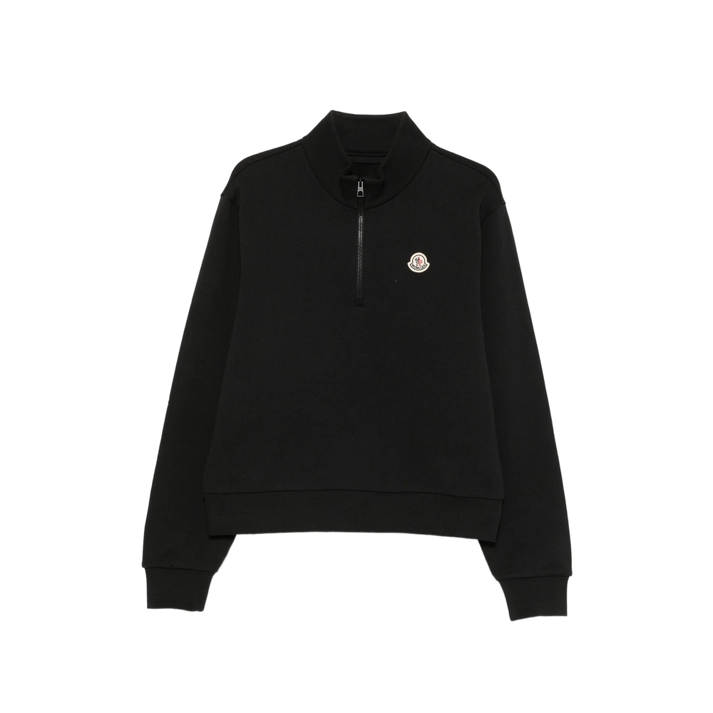 Moncler Logo-patch Quarter-zip Sweatshirt