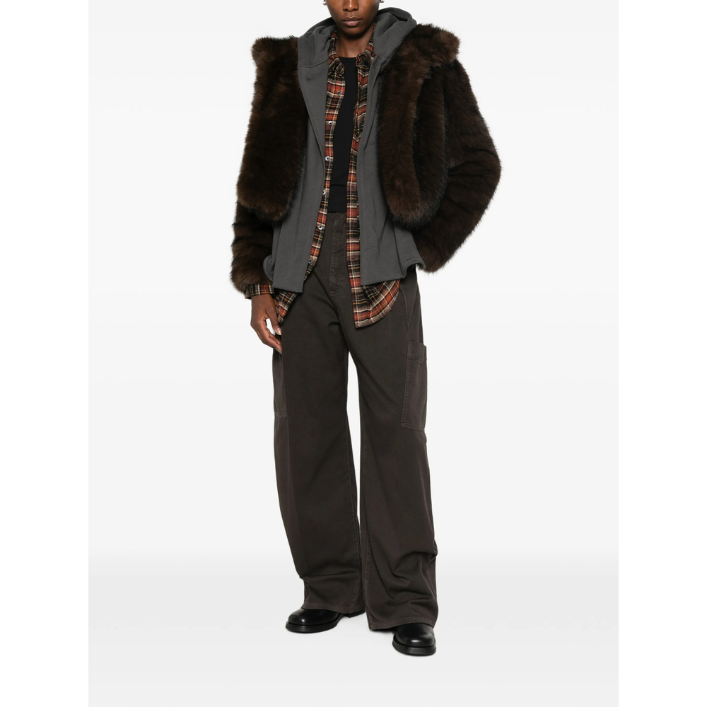 Faux-Fur Hooded Jacket