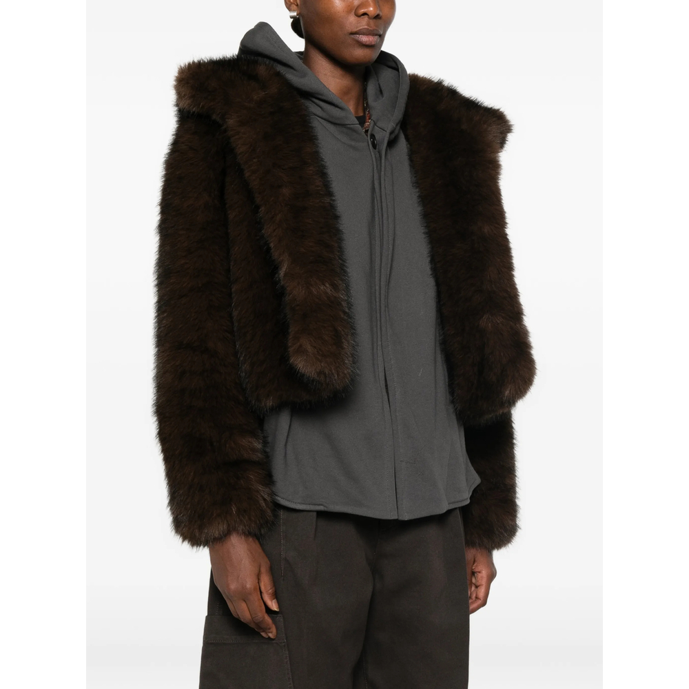 Faux-Fur Hooded Jacket