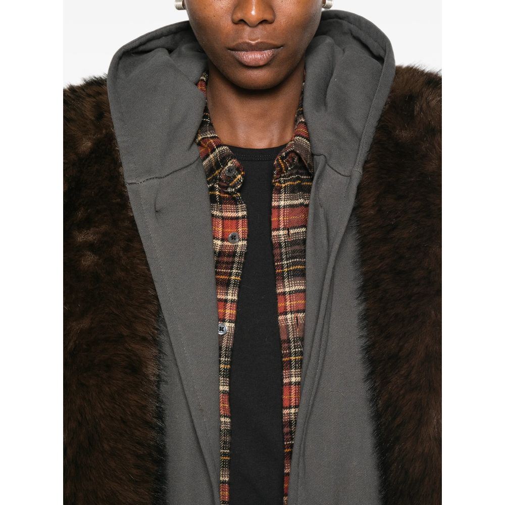 Faux-Fur Hooded Jacket