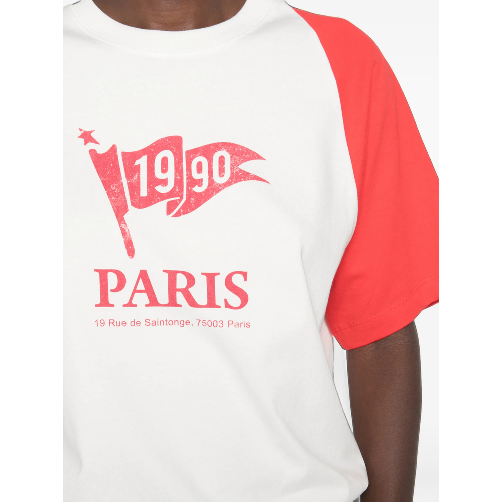 Raglan-Sleeve Graphic-Print T-Shirt