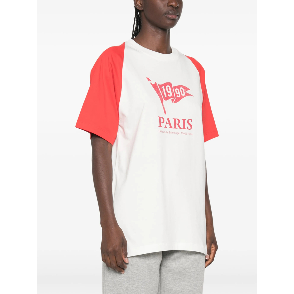 Raglan-Sleeve Graphic-Print T-Shirt