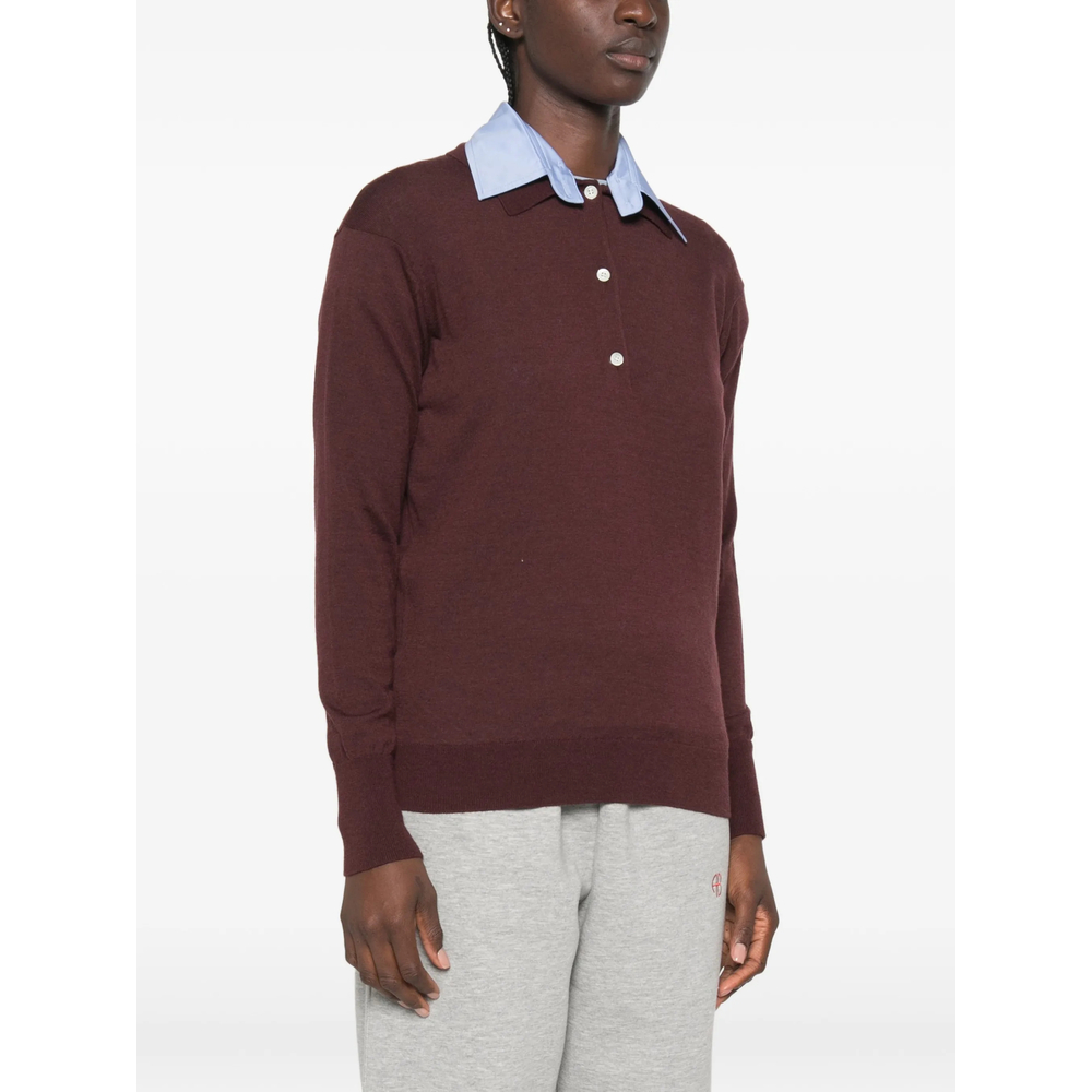 Button-Placket Sweater