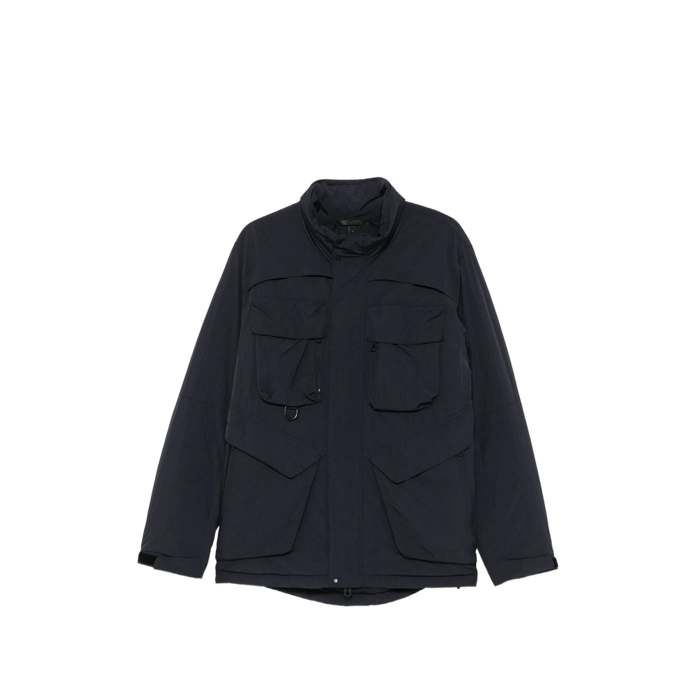 Multi-Pocket High-Neck Jacket