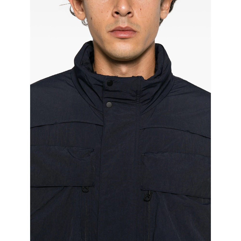 Multi-Pocket High-Neck Jacket