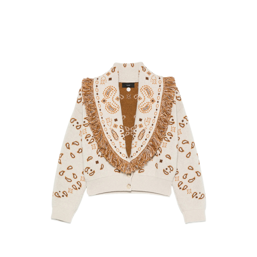 Alanui Paisley-pattern Fringed Jacket