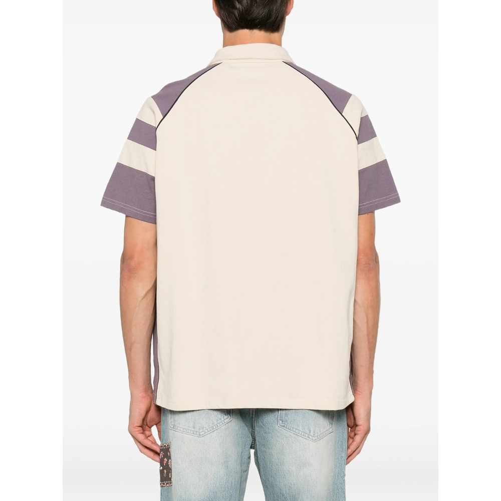 Logo-Embroidered Striped Polo Shirt