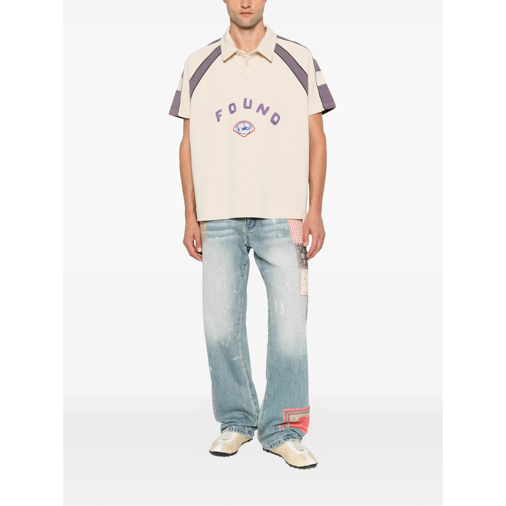 Logo-Embroidered Striped Polo Shirt