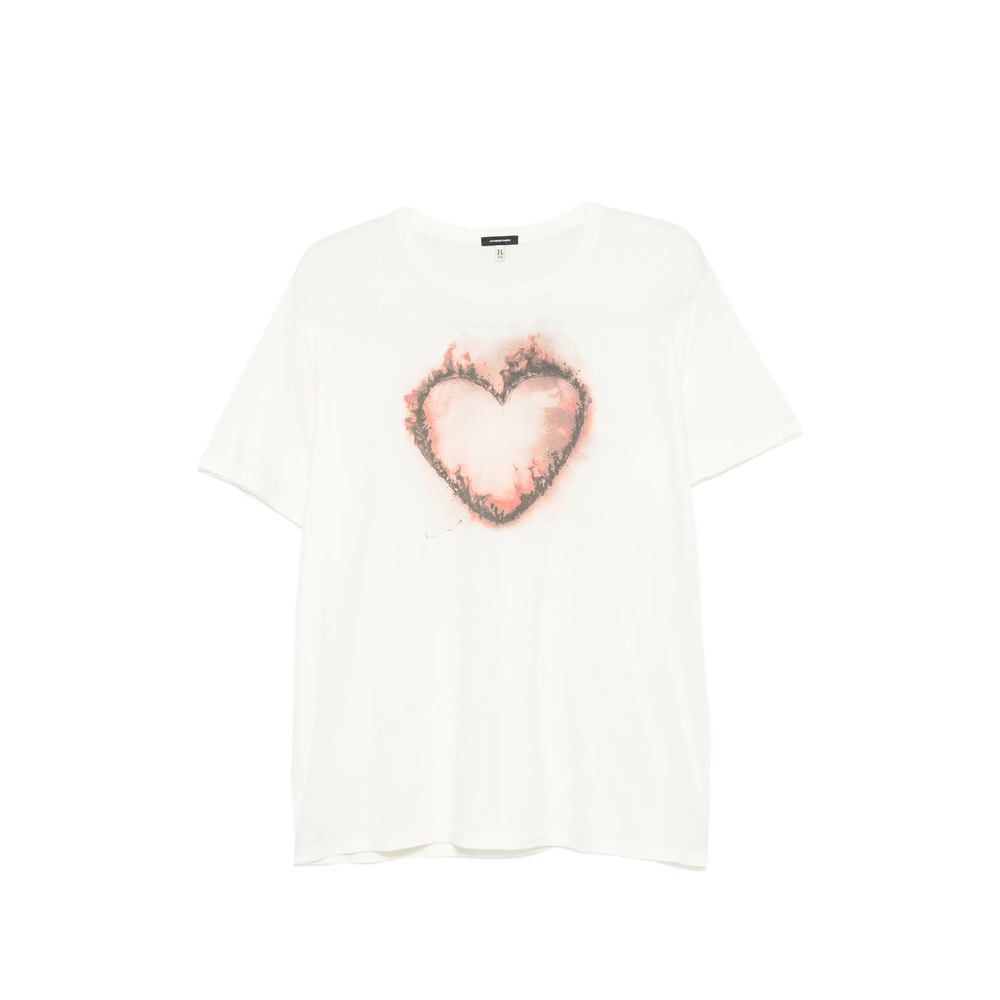Heart-Print T-Shirt