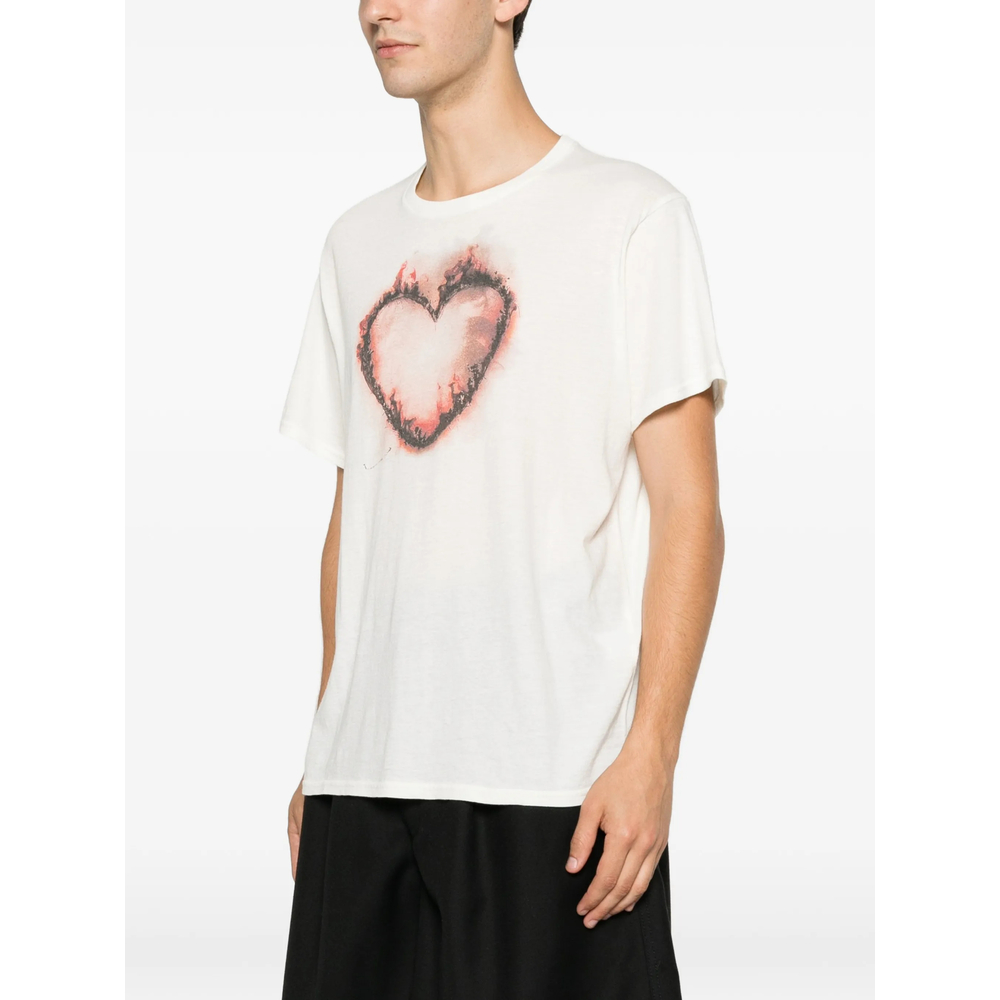 Heart-Print T-Shirt