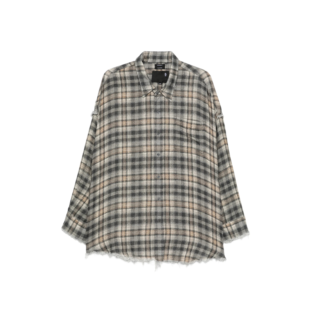 Plaid-Pattern Shirt
