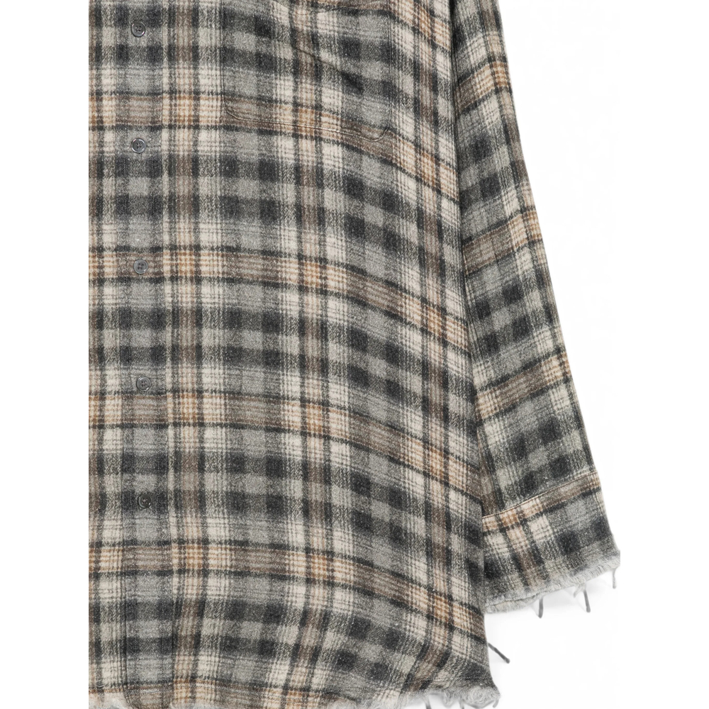 Plaid-Pattern Shirt