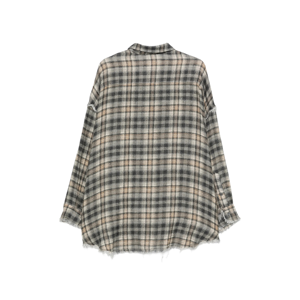 Plaid-Pattern Shirt