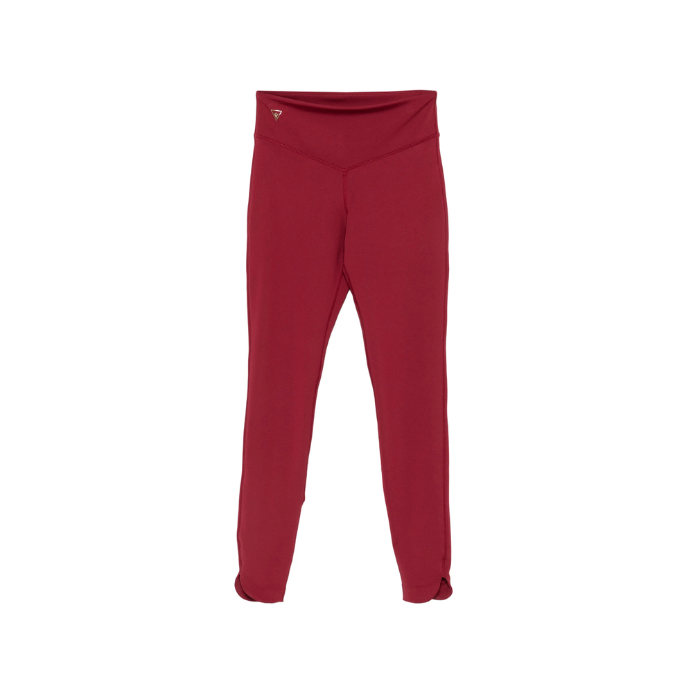 Macron High-waisted Performance Leggings In Red